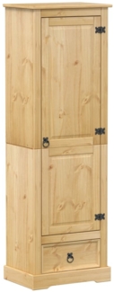 vidaXL Kleiderschrank Corona 55x38x170 cm Massivholz Kiefer 4002767