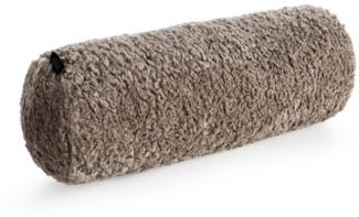 Kissenbezug Bouclee 10 weiß 45x15 beige Nackenkissen Dekokissen