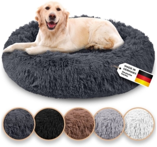 Belune Tierbett Kuschelweiches Hundebett mit Bezug - Original Belune - Made in Germany, vegane Materialien, waschbarer Bezug, verschiedene Größen und Farben, extra gemütlich