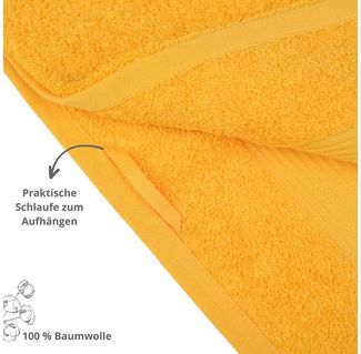 liebling Handtuch Miami, 100% hochwertige Baumwolle, mit praktischer Schlaufe zum Aufhängen, in 27 Farben, formstabil