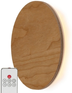 Northpoint LED Wandleuchte Northpoint LED Wandleuchte Indirektes Licht Echtholz, Fernbedienung mit Timer