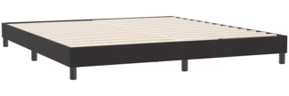vidaXL Bettgestell ohne Matratze Schwarz 180x210 cm Samt 4101369