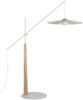 Zuiver Bogenlampe Belle | Verstellbare Stehleuchte mit Stoffschirm