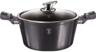 Berlinger Haus Berlinger Haus Topf mit Beschichtung Granit 6,1l 28cm Carbon Pro BH6894