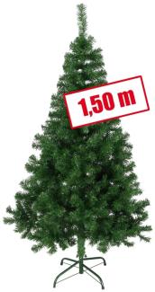 HI Weihnachtsbaum mit Ständer aus Metall Grün 150 cm 438381