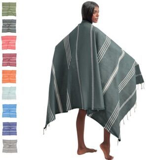 furora HOLIDAY Saunatuch Strandtuch Hamamtuch: groß 100x200 cm Saunatuch, Strandhandtuch dünn