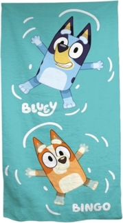 Bluey Kinder Strandtuch – Weiches & schnelltrocknendes Badehandtuch 70x140 cm