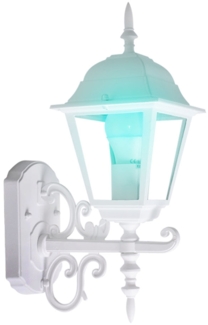 RGB LED Wandlaterne, Aluminum weiß, Höhe 44,5 cm VT-761