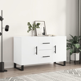 ZMH Sideboard Sideboard Weiß 100 x 36 x 60 cm Holzwerkstoff Wohnzimmer
