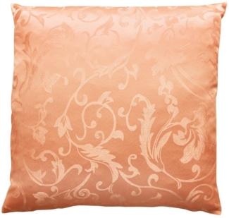 matches21 HOME & HOBBY Kissenbezüge Kissen-Bezug mit Reißverschluss moderne Ornamente lachs 40x40 cm, (1 Stück), Wohnzimmer Kissen-Hülle als Deko-Kissen Zier-Kissen Sofa-Kissen