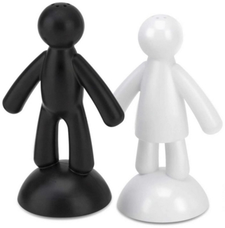 Umbra Salz- / Pfefferstreuer Umbra Buddy Salz- und Pfefferstreuer Set, (Salz & Pfeffer, 2-tlg), magnetisch verbunden
