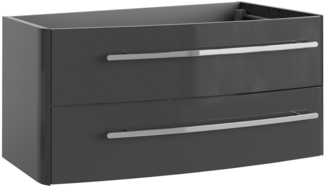 Lanzet CLASSICO Waschtischunterschrank 100 cm Anthrazit, links