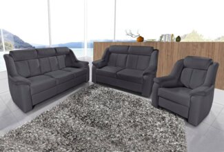 sit&more Polstergarnitur Basel, Set, bestehend aus 3-Sitzer + 2-Sitzer + Sessel