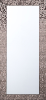 Wandspiegel braun rechteckig 50x130 cm MARANS