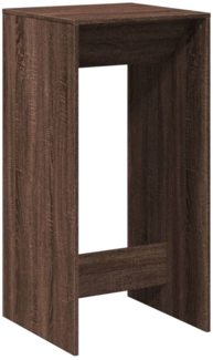 vidaXL Bartisch Braun Eichen-Optik 51x50x103,5 cm Holzwerkstoff 854424