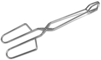 HAC24 Grillzange XXL Servierzange Lang BBQ Kochzange Grillgutwender, Edelstahl, 28,5 cm