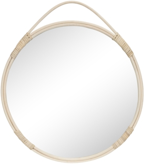 House Nordic Spiegel, Rattan, natur, ø50 cm