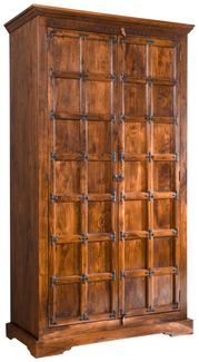 Wohnschrank Akazie 115x60x212 honig lackiert OXFORD #0422