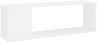 TV-Schrank Lowboard TV Weiß 100x24x32 cm Holzwerkstoff