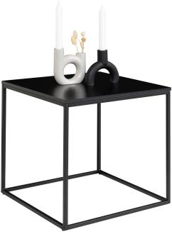 Beistelltisch >Vita< in Schwarz, Melamin - 45x45x45cm (BxHxT)