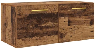 vidaXL Wandschrank Altholz 80 x 36.5 x 35 cm Holzwerkstoff 879555