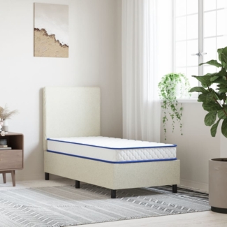 vidaXL Memory-Schaum-Matratze 80x160x17 cm Weiß 4013416