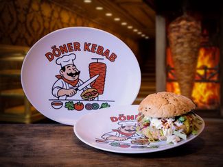 Gourmet Weiss, Kebabteller 4-tlg (mo)