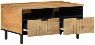 vidaXL Couchtisch Braun 80x54x40 cm Massivholz Mango 4017733