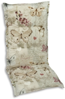 GO-DE Hochlehner-Auflage 120 cm x 50 cm x 6 cm, beige
