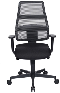 Drehstuhl vito Tec / Vito tec 2019, Stoff, Schwarz, 48 x 108 x 48 cm