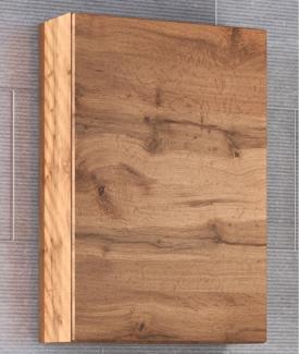 Hängeschrank >Baabe I< in Wotan-Eiche aus MDF - 40x64x20cm (BxHxT)