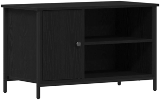 vidaXL TV-Schränk Schwarz Eichen-Optik 80 x 40 x 50 cm Holzwerkstoff 862144
