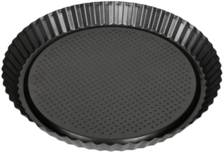 Tortenboden-Backform 28cm aus Schwarzblech Tarteform Obsttortenboden Kuchenform