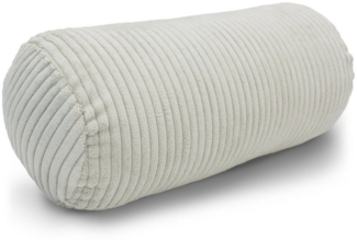 Amilian Nackenrolle mit Bezug 15 x 40 cm - Kissenrolle - mit Nackenrollenbezug - Bettrolle, Kopfstütze, Nackenstütze mit Bezug, ideal als Dekokissen, Sofakissen, Kissen, Kissenrolle, Lagerungskissen, Schlafkissen und für Reisen