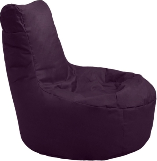 KiNZLER Sitzsack Chilly (1 St), Loungesessel, Uni Farben, mit Rückenlehne, Outdoor geeignet