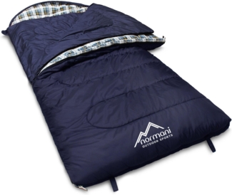 normani Deckenschlafsack 4-in-1 Schlafsack Antarctica, Extrem 4-Jahreszeiten Outdoor-Schlafsack mit Inlett [+27°C bis -40°C]