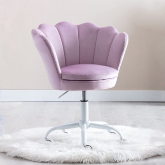 WAHSON OFFICE CHAIRS Loungesessel Samt Kinder Schreibtischstuhl Drehstuhl