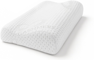 FMP Matratzenmanufaktur Kopfstützkissen FMP Visco ErgoKissen, Nackenstützkissen, Nackenkissen, ergonomisch geformtes Nackenstützkissen, Nackenkissen