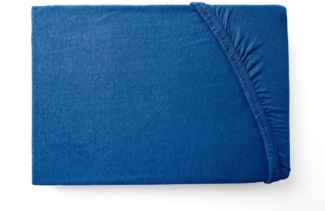 Hometex Premium Textiles Spannbettlaken Jersey-Bettlaken aus 100% Baumwolle, Gummizug: rundum, Viele Größen, vielseitige Nutzung