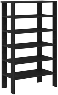 vidaXL Schuhregal Schwarz 61x32x105 cm Holzwerkstoff 859861