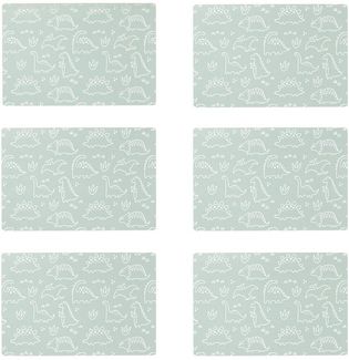 Zeller Present Platzset Dino, (Set, 6-St), Kunststoff, leicht abwaschbar, 30x45 cm