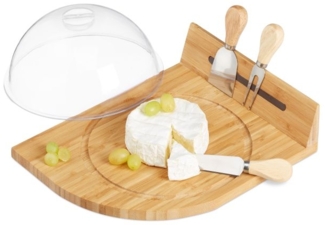 Käseglocke mit Brett & Besteck 10026122
