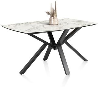 PALACE Esstisch weiß HPL 210cm x 110cm x 77cm