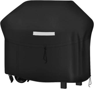 OZYAN Grillabdeckung wasserdicht 210D Oxford-Gewebe Outdoor Schwarz 77x60x122 cm