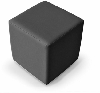 Sessel KUBUS Sitzwürfel 39x34x34 cm, KUBUS Bequemer Sitzwürfel, Material Kunstleder, 39x34x34 cm Bandscheibenwürfel