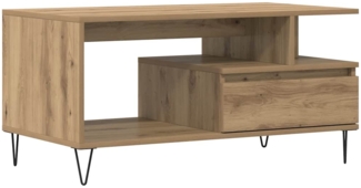Couchtisch, Sofatisch Artisan-Eiche 90x49x45 cm Holzwerkstoff