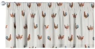 Dekoria Vorhang mit Kräuselband 130x40 cm, Flowers