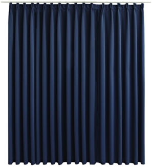 vidaXL Verdunkelungsvorhang mit Haken Blau 290 x 245 cm 134457