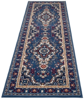 my home Läufer Oriental, Made in Belgium, rechteckig, Höhe: 7 mm, Läufer, Brücke, Kurzflor, Orient-Optik, mit Bordüre, gewebt
