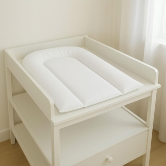 EASY DORT Wickelauflage 70x45 cm PU | Wickelauflage schräg 45x70 cm | waschbar & wasserdicht | erhöhte Kanten | Kopfschutz